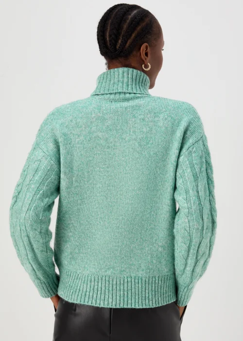 Aqua Cable Knit Jumper - XS Image 2