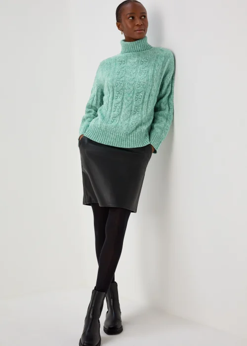 Aqua Cable Knit Jumper - XS Image 4