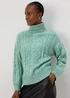 Aqua Cable Knit Jumper - XS Image 1