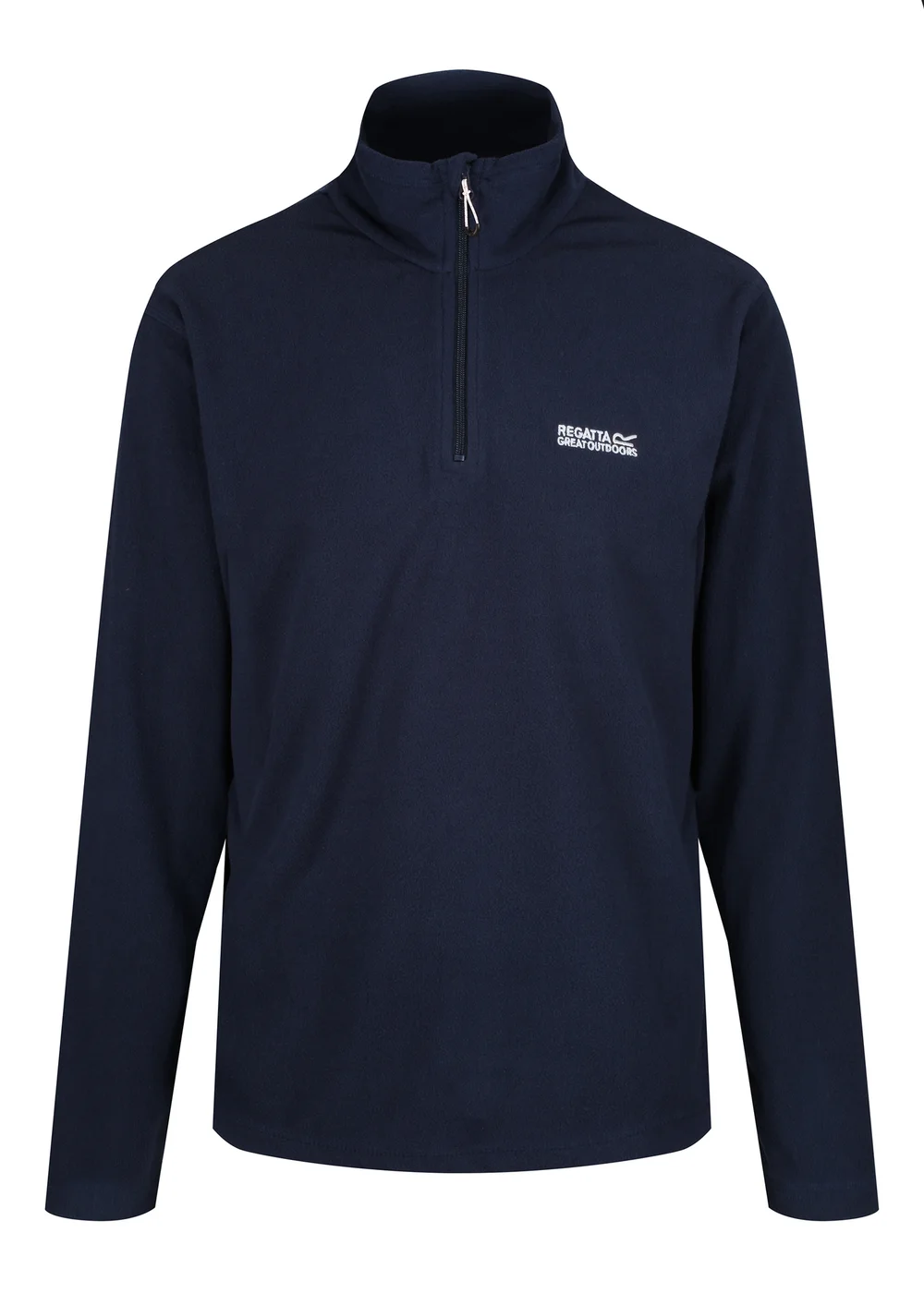 Regatta Navy 1/4 Zip Thompson Fleece - S Image 5