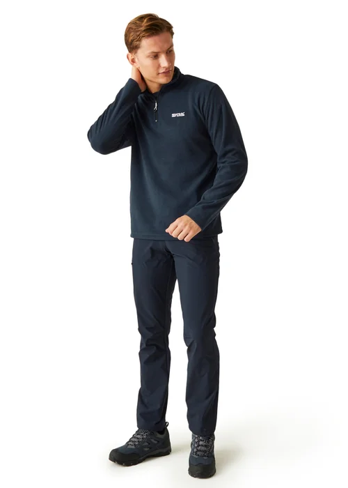 Regatta Navy 1/4 Zip Thompson Fleece - S Image 4