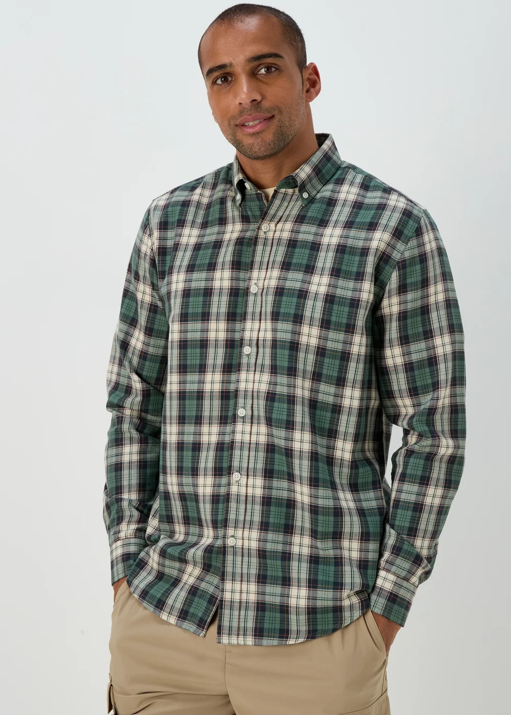 Green Check Shirt - Small Image 1