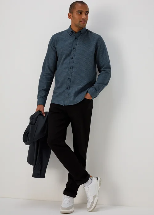 Blue Dogtooth Shirt - S Image 4