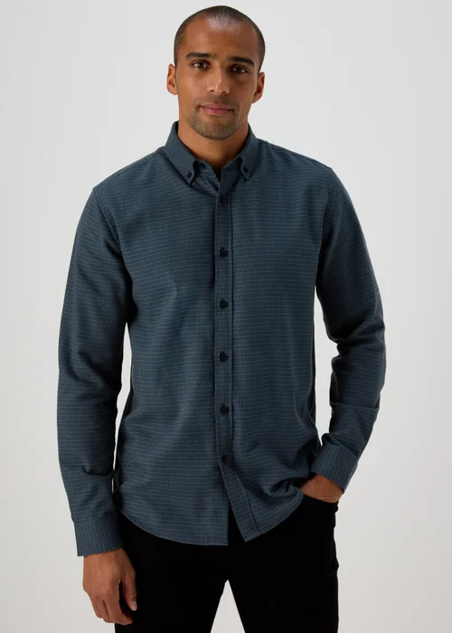 Blue Dogtooth Shirt - S Image 1