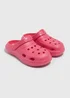 Girls Pink Clogs (Younger 12- Older 5) - Size 12 Infants Image 1