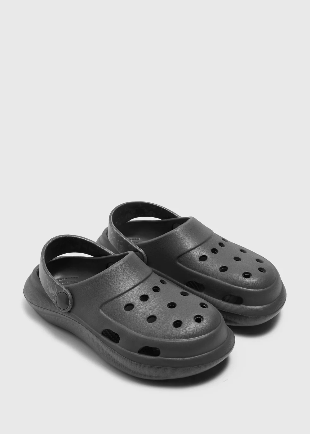 Boys Grey Clogs (Younger 12-Older 6) - Size 1 Image 1