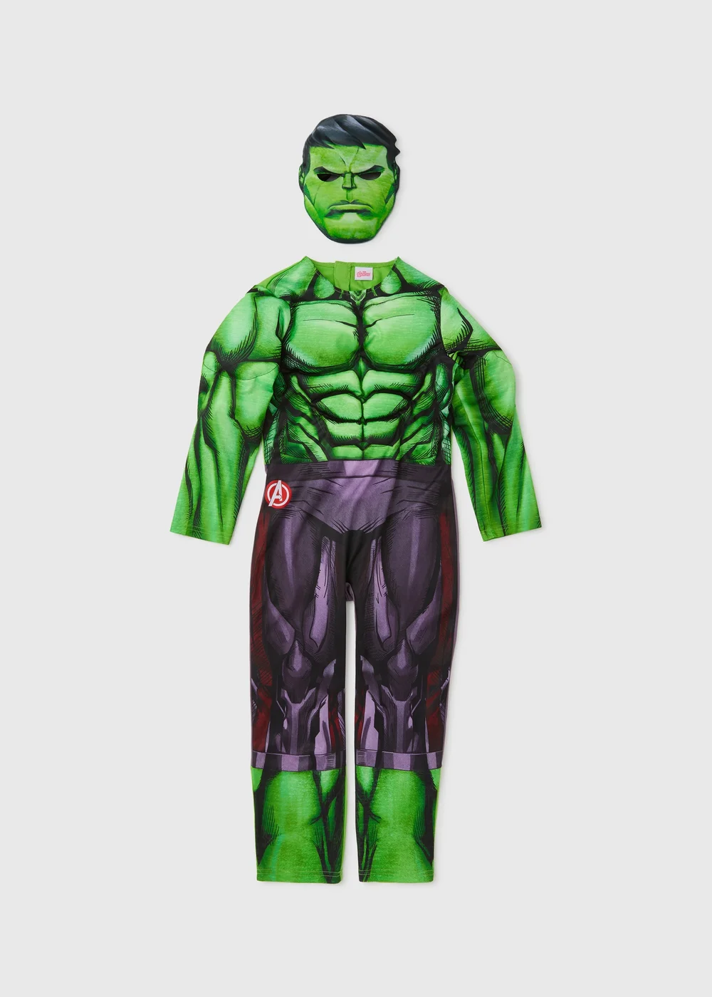 Kids Marvel Hulk Fancy Dress Costume (3-9yrs) - 3 Yrs Image 1