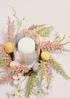 Multicoloured Easter Egg Candle Wreath (20x20x11CM) Image 2