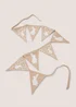 Brown Bunny Print Easter Bunting (140mm x 200mm) Image 1