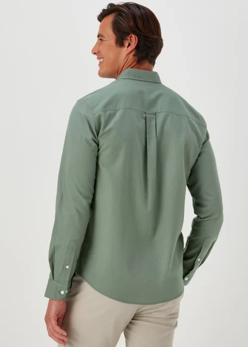 Green Oxford Long Sleeve Shirt - S Image 2