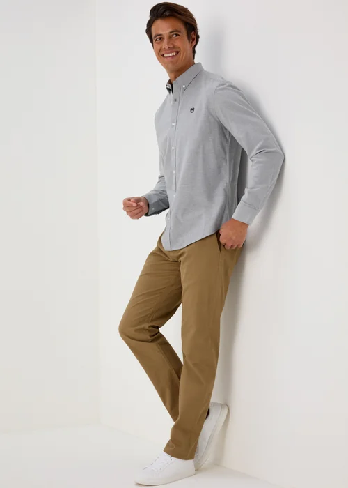 Grey Oxford Shirt - S Image 4