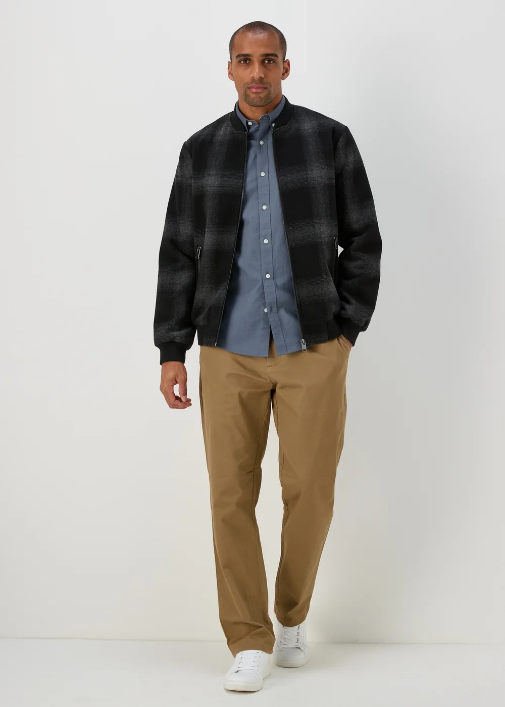 Blue Oxford Long Sleeve Shirt - Small Image 4
