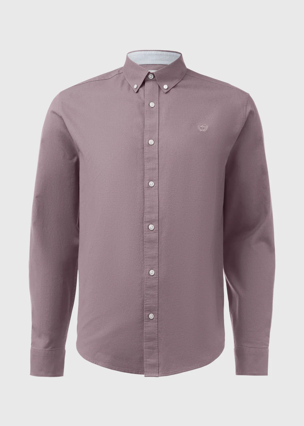 Mauve Oxford Long Sleeve Shirt - S Image 5