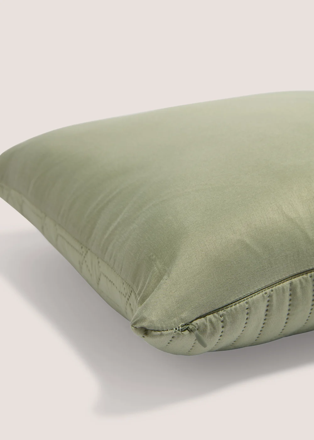 Green Geo Print Pinsonic Cushion (40cm x 40cm) Image 2