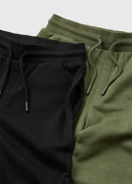 Boys Black & Green Joggers Set (7-13yrs) - Age 7 Years Image 2