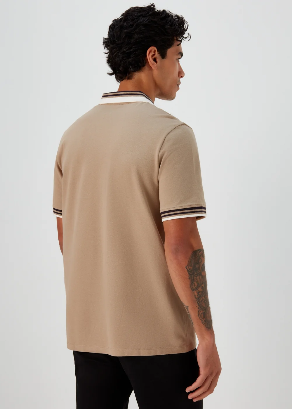 Stone Tipped Polo Shirt - S Image 2