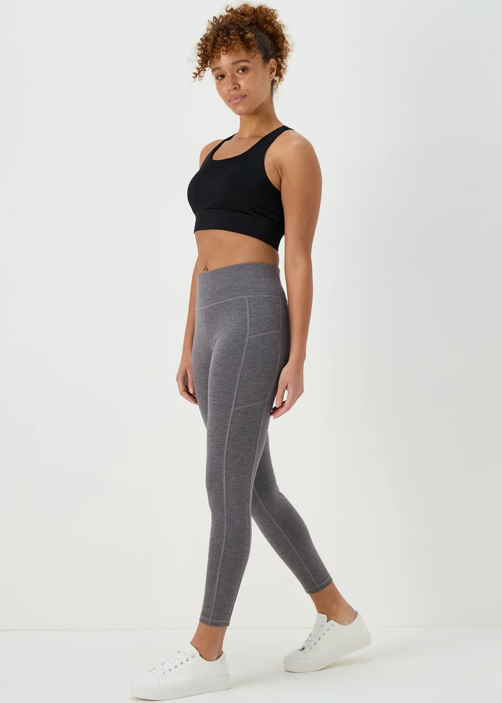 Souluxe Grey Spacedye Leggings - 8 Image 1