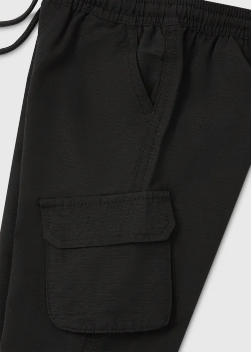 Boys Black Ripstop Cargo Pants (1-7yrs) - 1 half year to 2 Image 2
