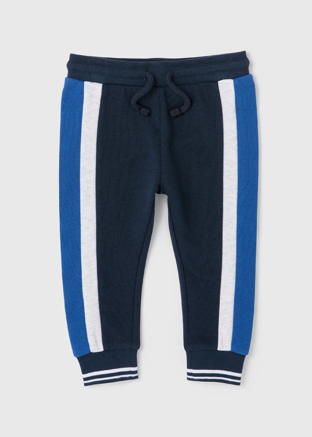 Boys Blue Cut & Sew Joggers (1-7yrs) - 1 to 1 half years Image 1