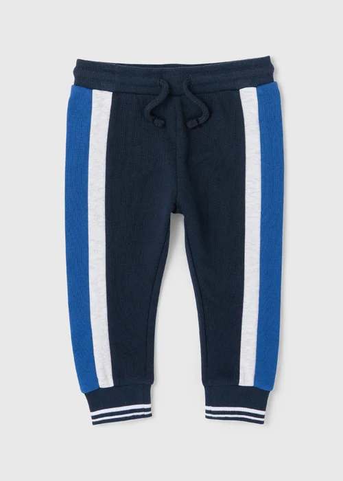 Boys Blue Cut & Sew Joggers (1-7yrs) - 1 to 1 half years Image 1