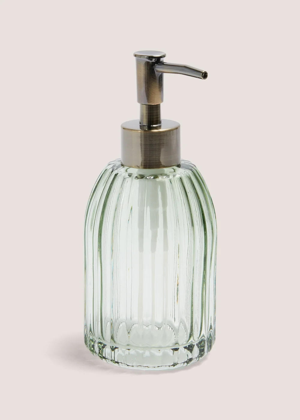 Green Glass Soap Dispenser ( 7x 7x17.6CM) Image 1