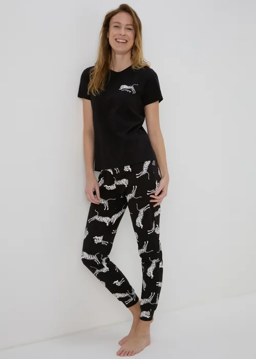 Black Tiger Pyjama Set - Extra small Image 3