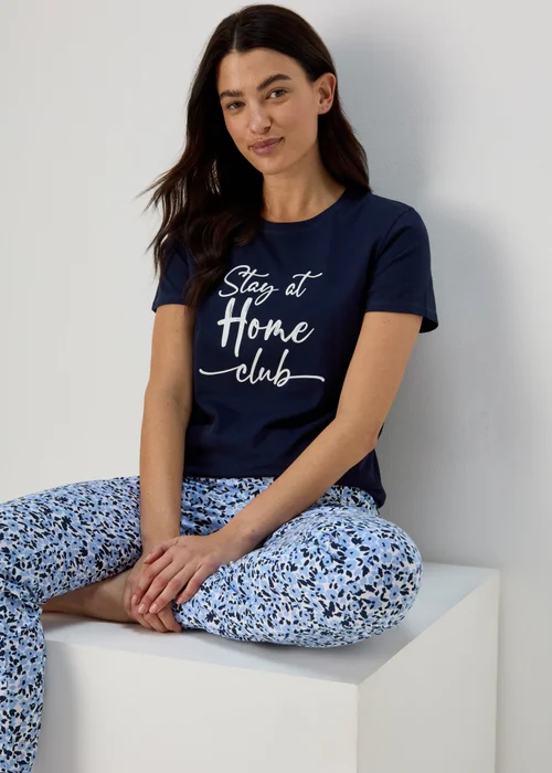 Navy Blue Home Pyjama Set - Extra small Image 3
