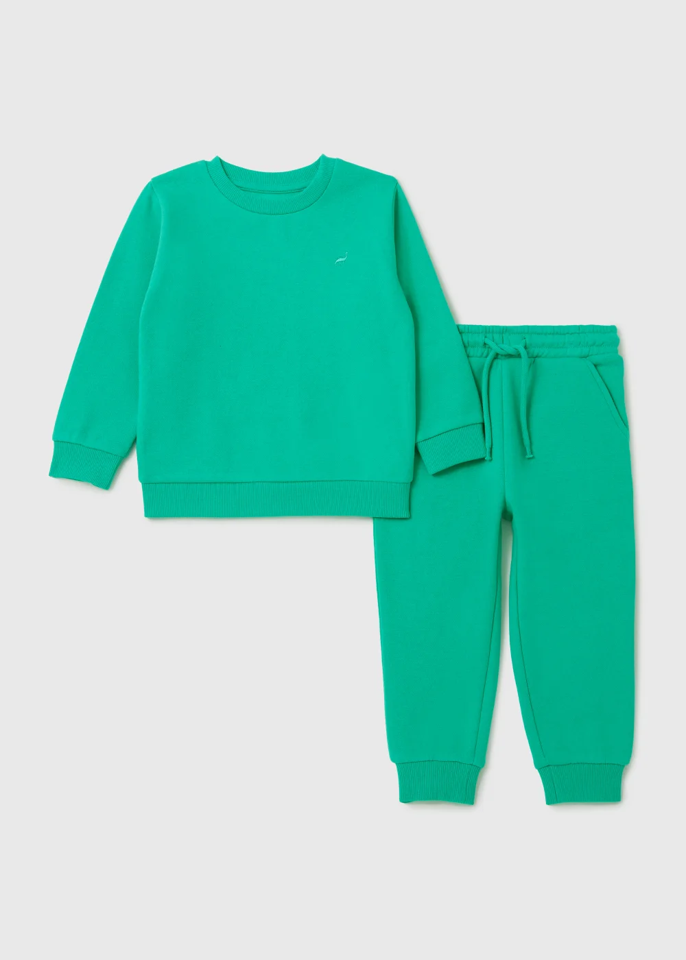 Boys Green Sweatshirt & Joggers Set (1-6yrs) - 1-1.5 Yrs Image 1