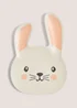White Bunny Melamine Plate Image 1
