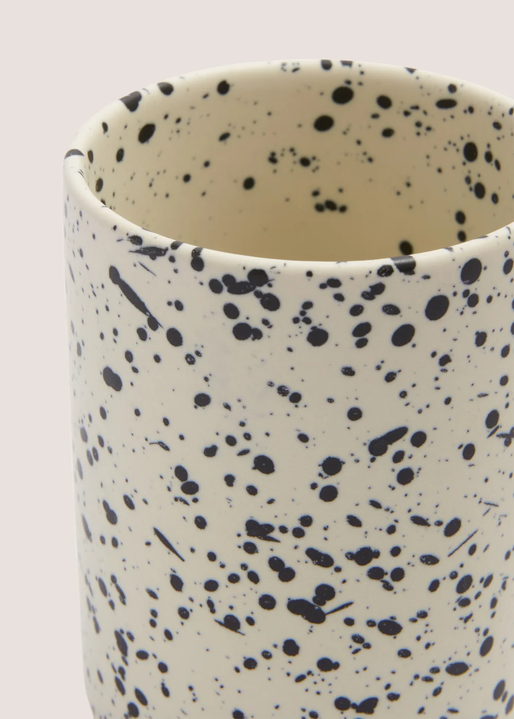 Cream Speckle Tumbler (9x9x11cm) Image 2