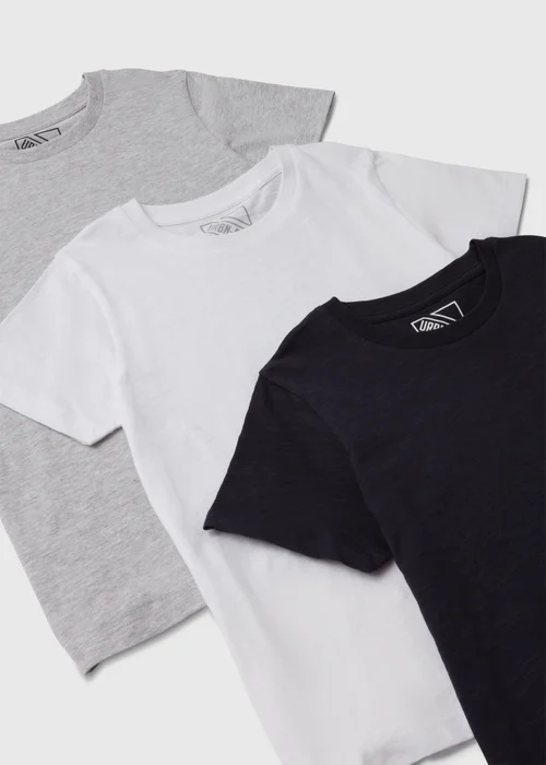 Boys 3 Pack Core T-Shirts (7-13yrs) - 7 Yrs Image 2