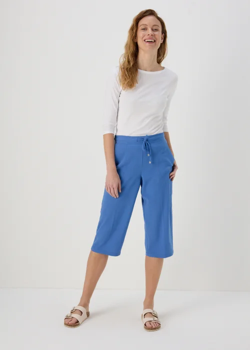 Blue Cropped Trousers - 10 Image 1