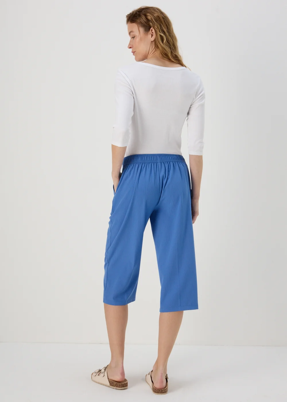 Blue Cropped Trousers - 10 Image 2