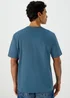 Blue Essential V-Neck T-Shirt - Small Image 2