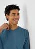 Blue Essential V-Neck T-Shirt - Small Image 3