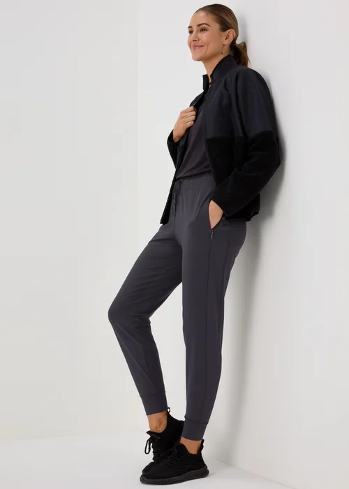 Souluxe Black Active Sports Jogging Bottoms - S Image 5