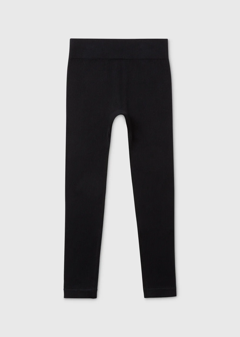 Girls Black Seamless Leggings (7-15yrs) - S Image 1