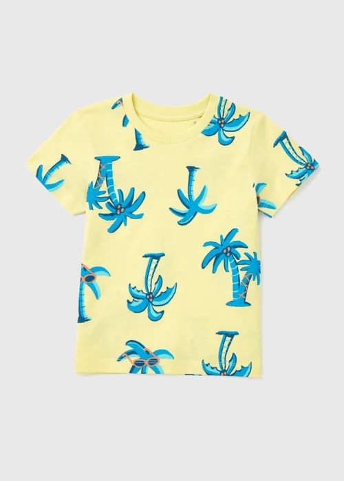 Boys Lemon Palm Print T-Shirt (1-7yrs) - 1-1.5 Yrs Image 1