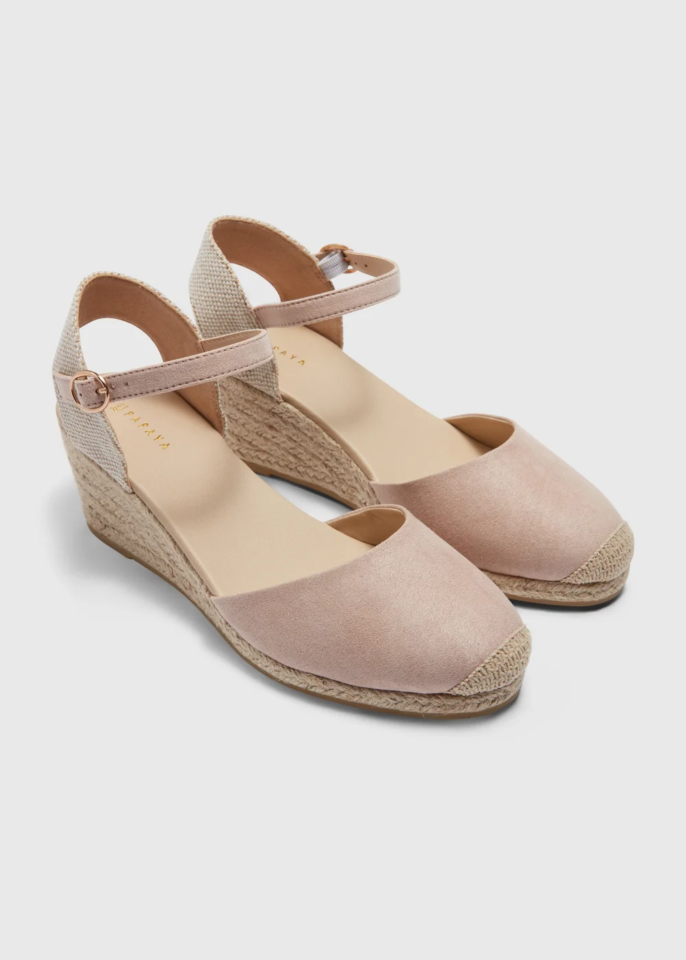 Nude Closed Toe Espadrilles - Size 3 Image 1