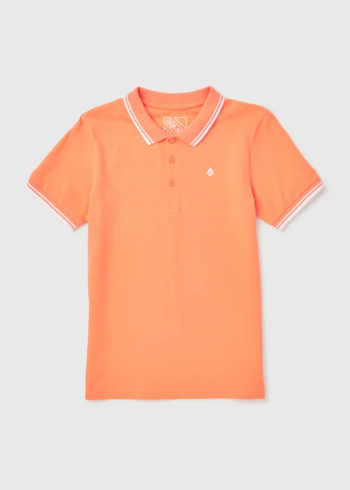 Boys Orange Polo Shirt (7-13yrs) - 7 Yrs Image 1