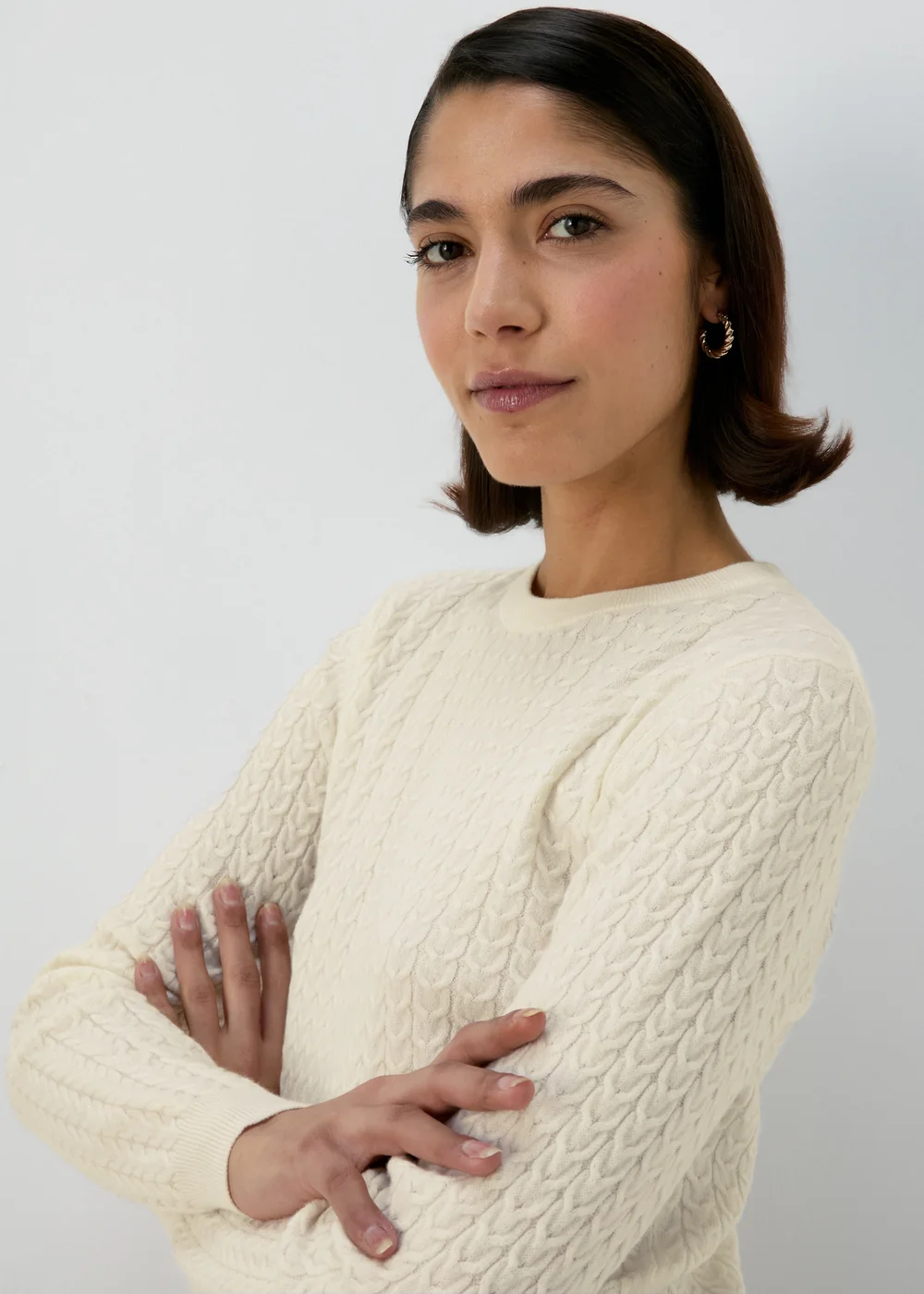 Ivory Baby Cable Jumper - 8 Image 3