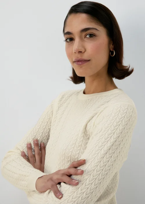 Ivory Baby Cable Jumper - 8 Image 3