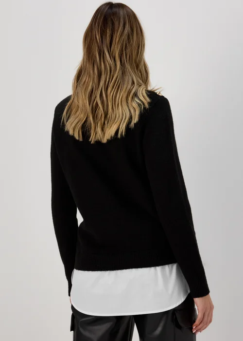 Black Military 2 in 1 Jumper - 8 Image 2
