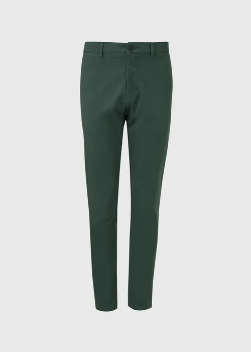 Teal Slim Fit Stretch Chinos - 30 Waist Regular Image 5