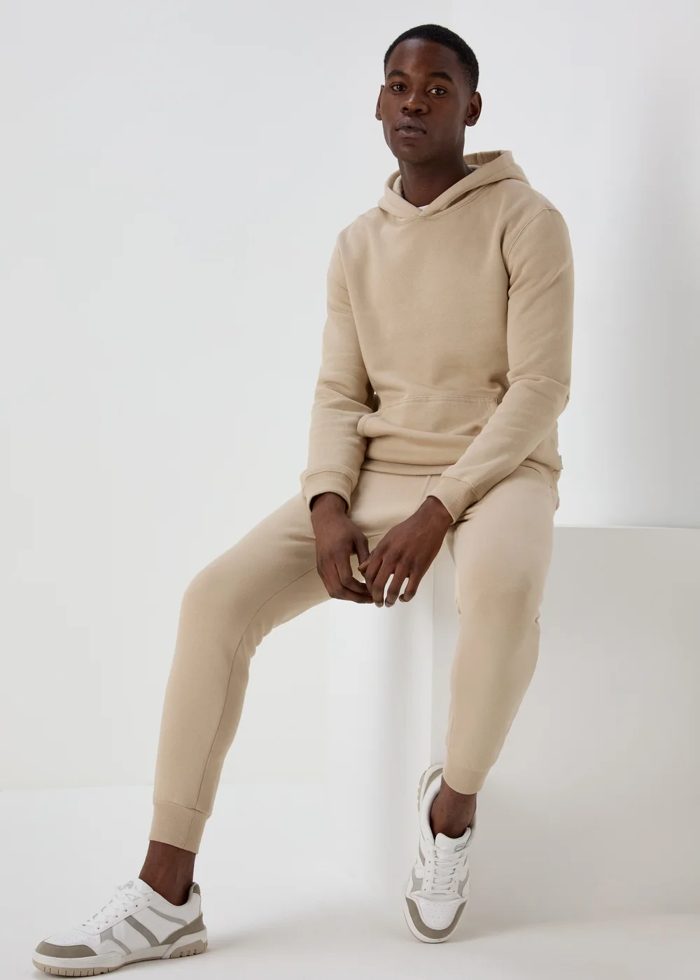 Cream Pull-On Hoodie - S Image 4
