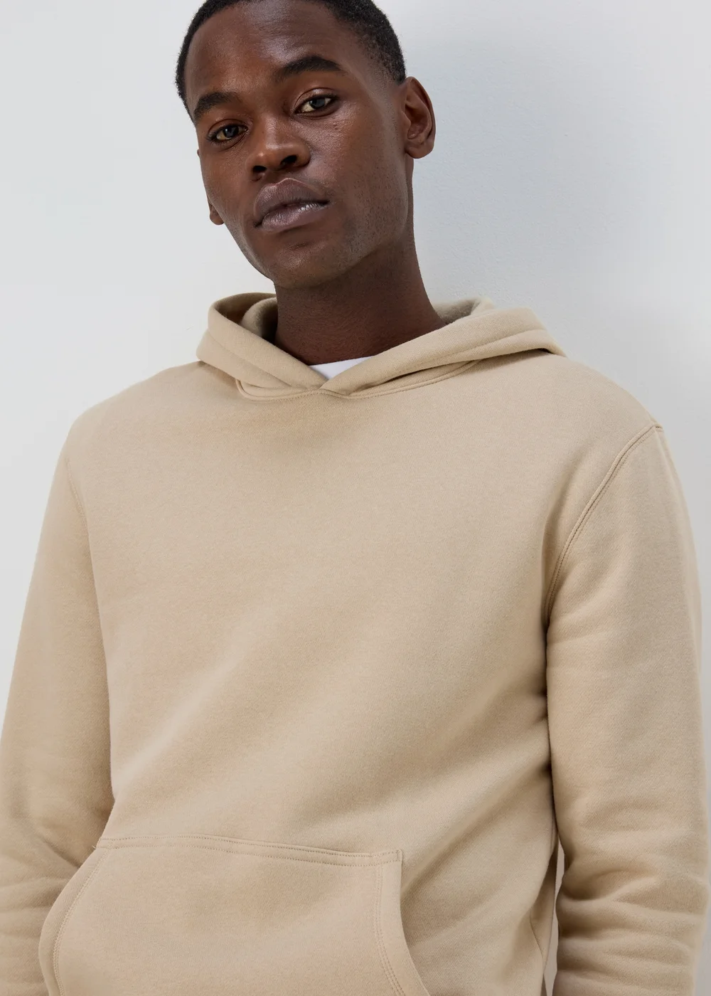 Cream Pull-On Hoodie - S Image 3