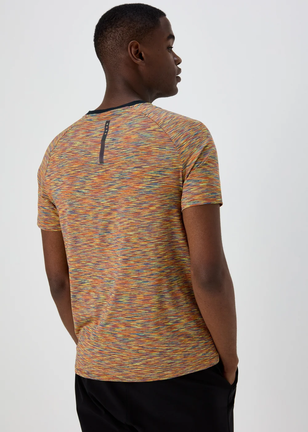 Souluxe Orange Space Dye T-Shirt - XS Image 2
