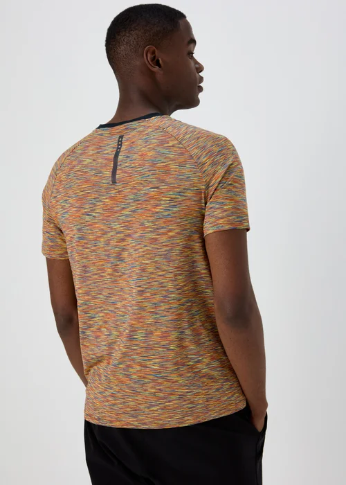 Souluxe Orange Space Dye T-Shirt - XS Image 2