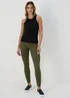 Khaki Seamless Leggings - S Image 1