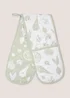 Green Spring Harvest Oven Gloves Image 1